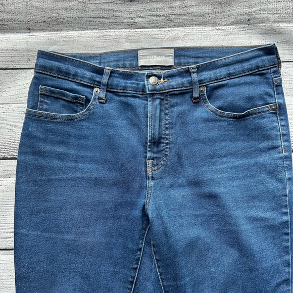 Everlane Mid Rise Skinny Jean Ankle in Dark Indigo wash size 30 - Picture 7 of 16